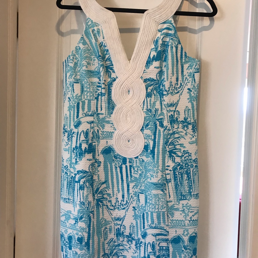 Blue and white Lily Pulitzer dress. - Picture 2 of 2
